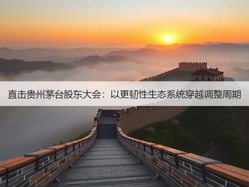 直击贵州茅台股东大会：以更韧性生态系统穿