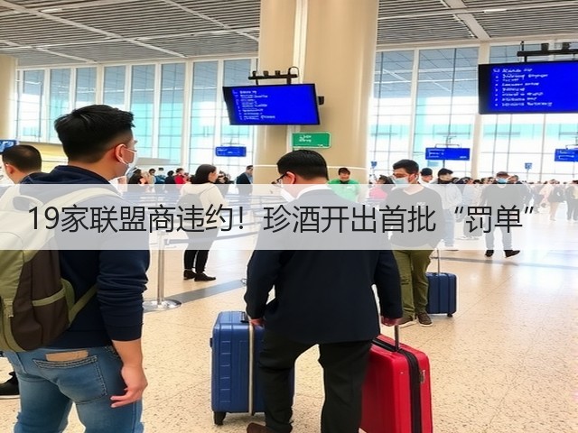 19家联盟商违约！珍酒开出首批“罚单”(图1)