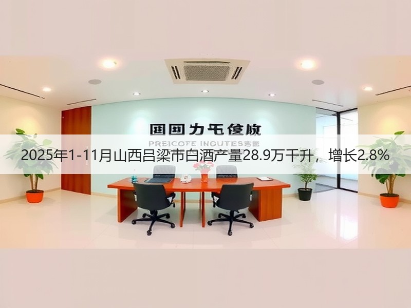 2025年1-11月山西吕梁市白酒产量2
