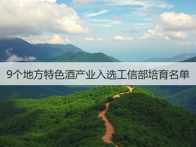 9个地方特色酒产业入选工信部培育名单(图5)