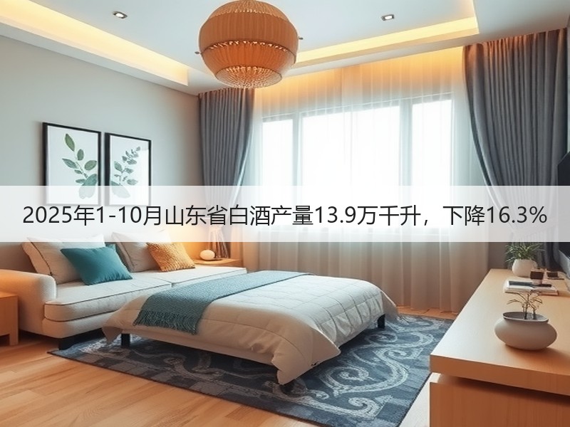 2025年1-10月山东省白酒产量13.