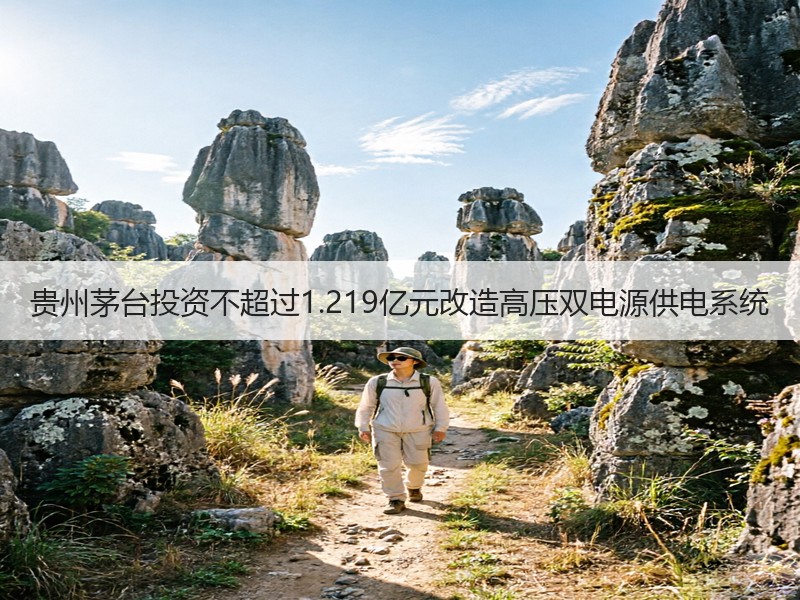 贵州茅台投资不超过1.219亿元改造高压
