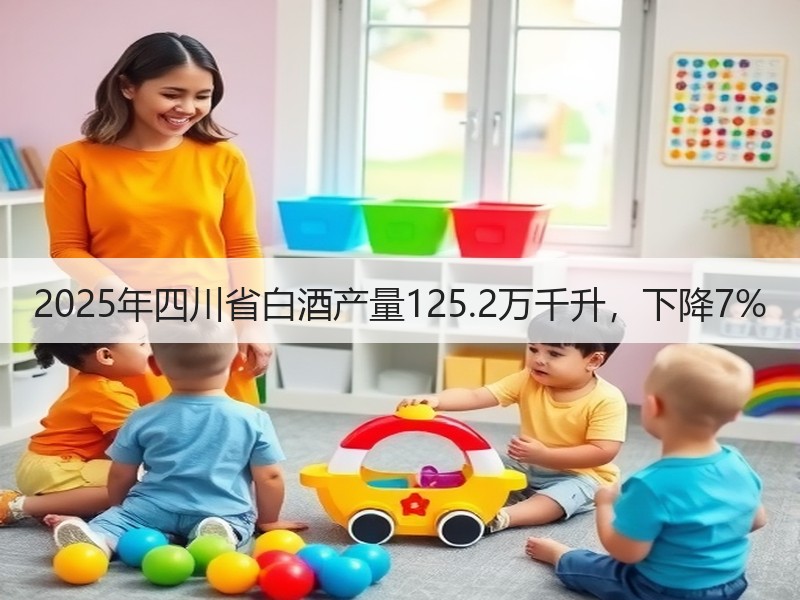 2025年四川省白酒产量125.2万千升