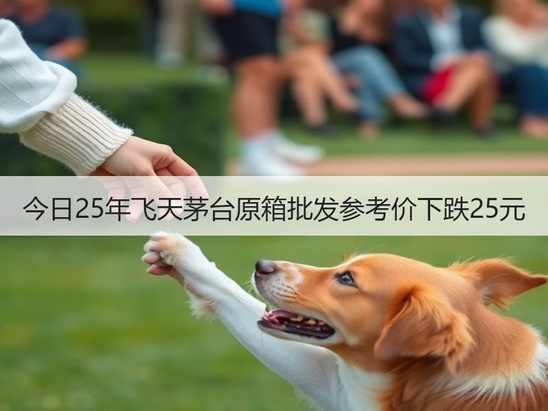 今日25年飞天茅台原箱批发参考价下跌25