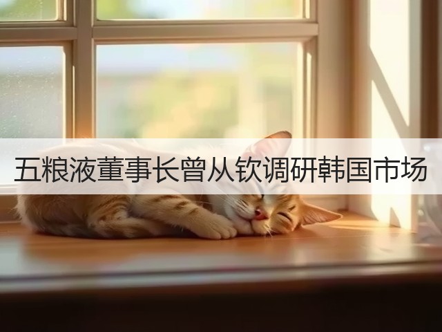 五粮液董事长曾从钦调研韩国市场(图2)