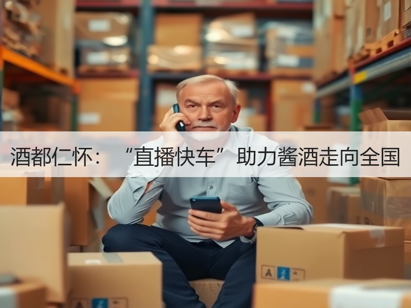 酒都仁怀：“直播快车”助力酱酒走向全国