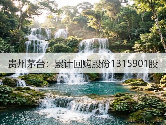 贵州茅台：累计回购股份1315901股(图4)