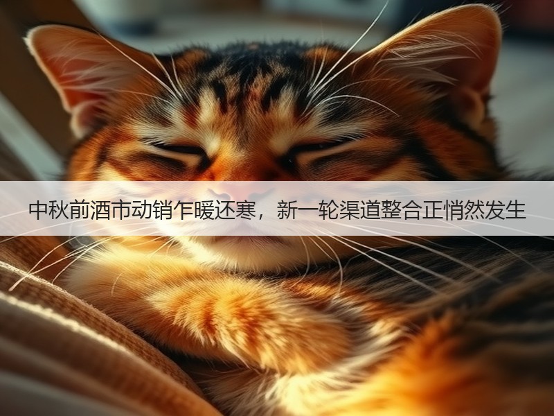 中秋前酒市动销乍暖还寒，新一轮渠道整合正
