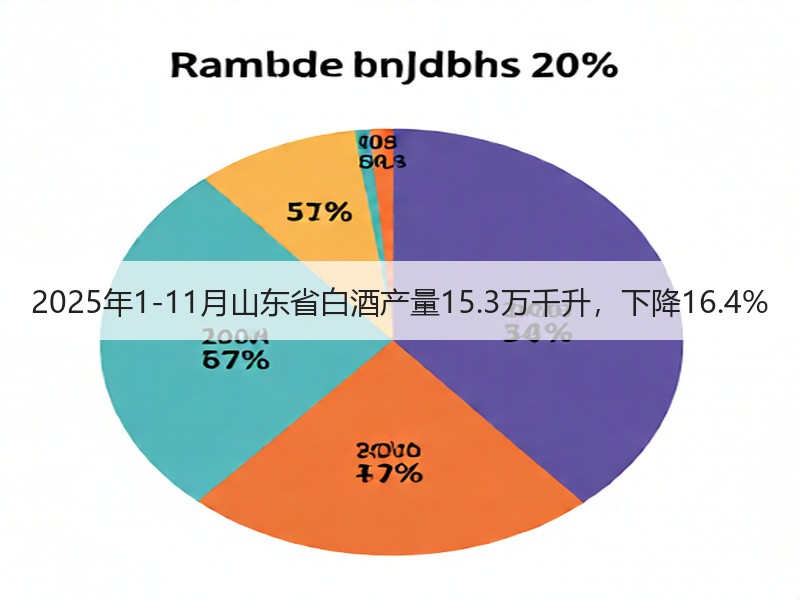 2025年1-11月山东省白酒产量15.