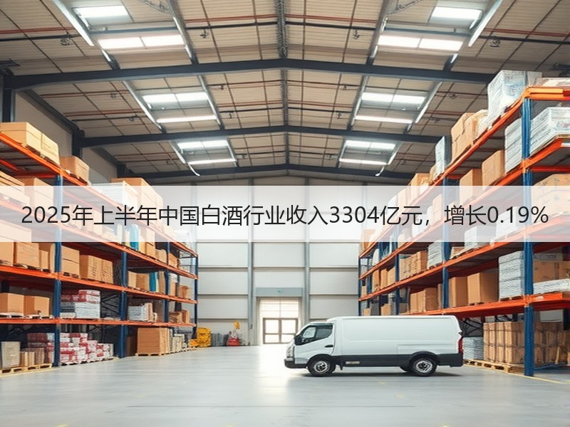 2025年上半年中国白酒行业收入3304