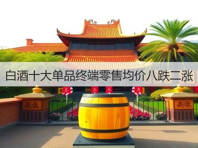 白酒十大单品终端零售均价八跌二涨(图5)