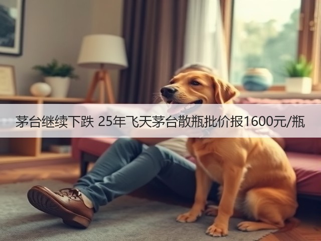 茅台继续下跌 25年飞天茅台散瓶批价报1600元/瓶(图4)