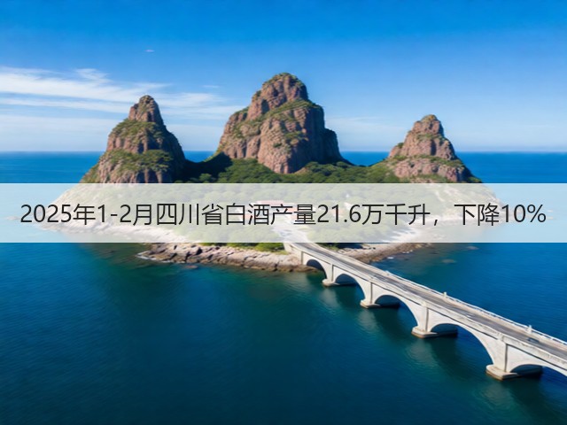 2025年1-2月四川省白酒产量21.6万千升，下降10%(图1)