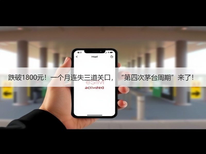跌破1800元！一个月连失三道关口，“第