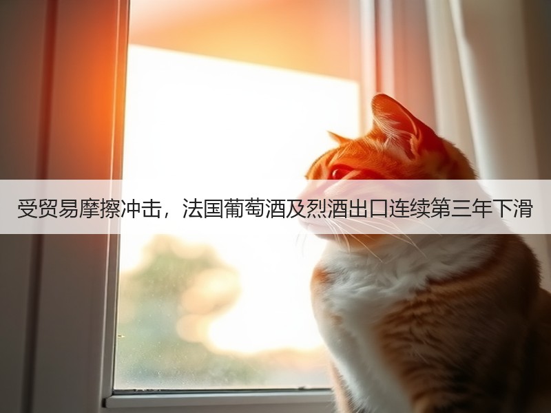 受贸易摩擦冲击，法国葡萄酒及烈酒出口连续