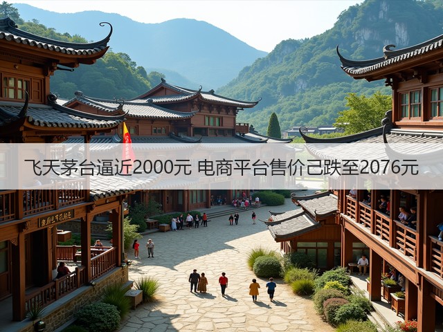 飞天茅台逼近2000元 电商平台售价己跌至2076元(图1)