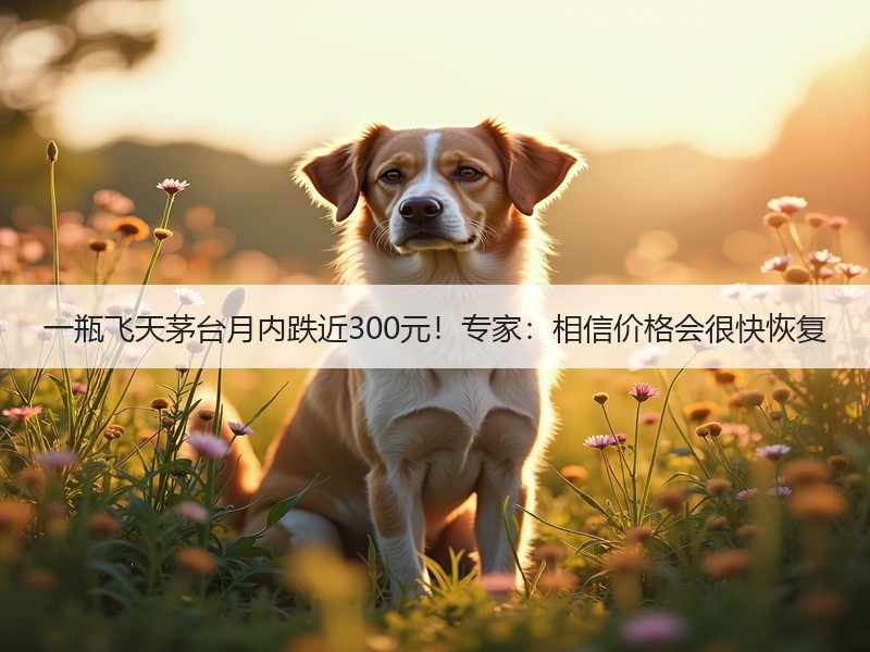 一瓶飞天茅台月内跌近300元！专家：相信