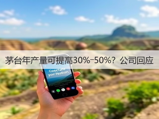 茅台年产量可提高30%―50%？公司回应(图2)