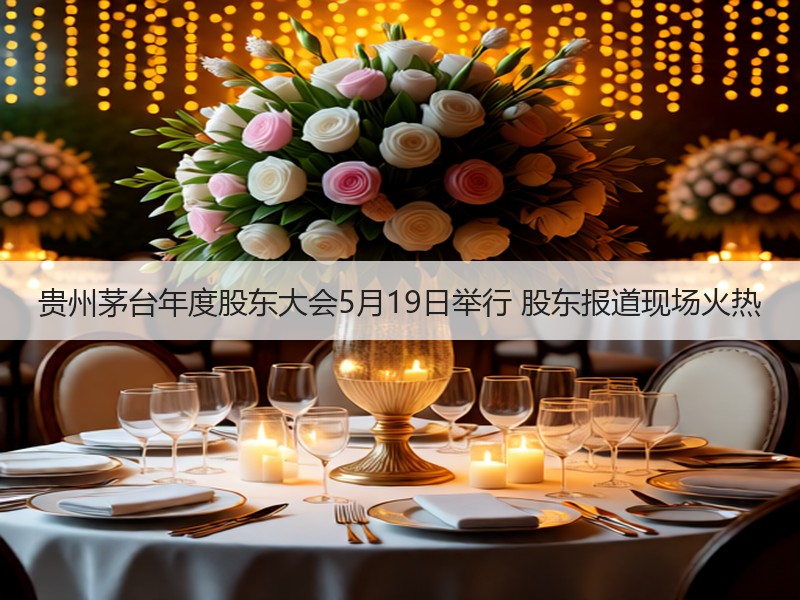 贵州茅台年度股东大会5月19日举行 股东
