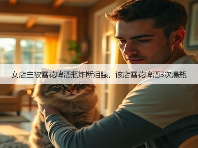 女店主被雪花啤酒瓶炸断泪腺，该店雪花啤酒3次爆瓶(图5)
