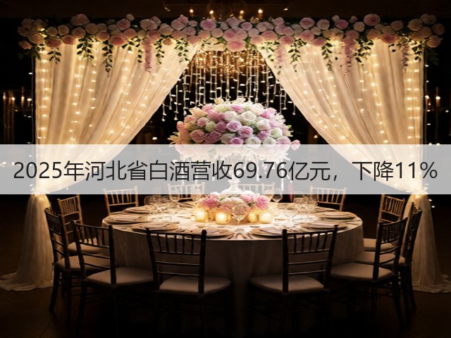2025年河北省白酒营收69.76亿元，下降11%(图2)