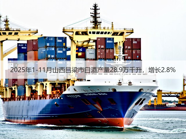 2025年1-11月山西吕梁市白酒产量28.9万千升，增长2.8%(图1)