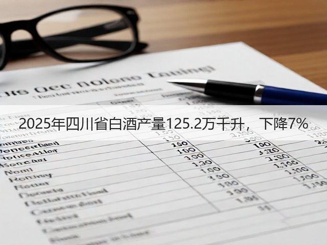 2025年四川省白酒产量125.2万千升，下降7%(图4)