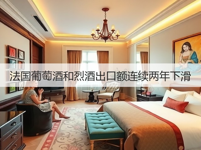 法国葡萄酒和烈酒出口额连续两年下滑(图1)