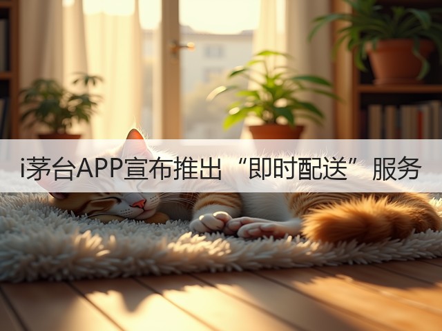 i茅台APP宣布推出“即时配送”服务(图1)