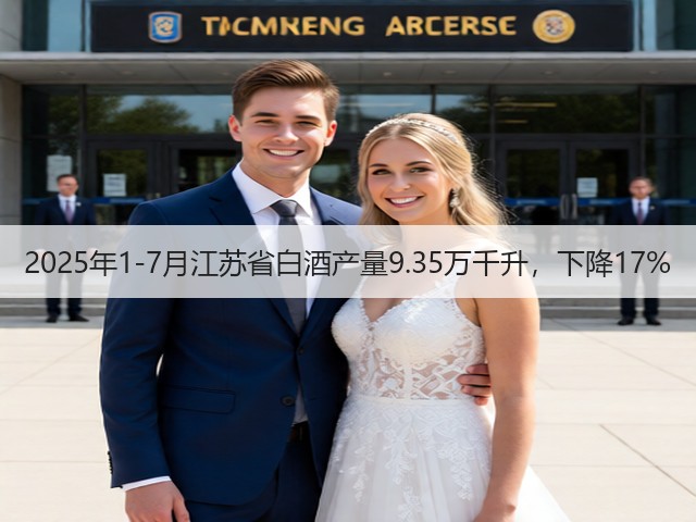 2025年1-7月江苏省白酒产量9.35万千升，下降17%(图4)