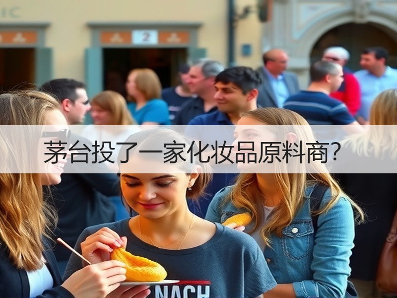 茅台投了一家化妆品原料商？