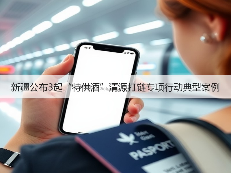 新疆公布3起“特供酒”清源打链专项行动典