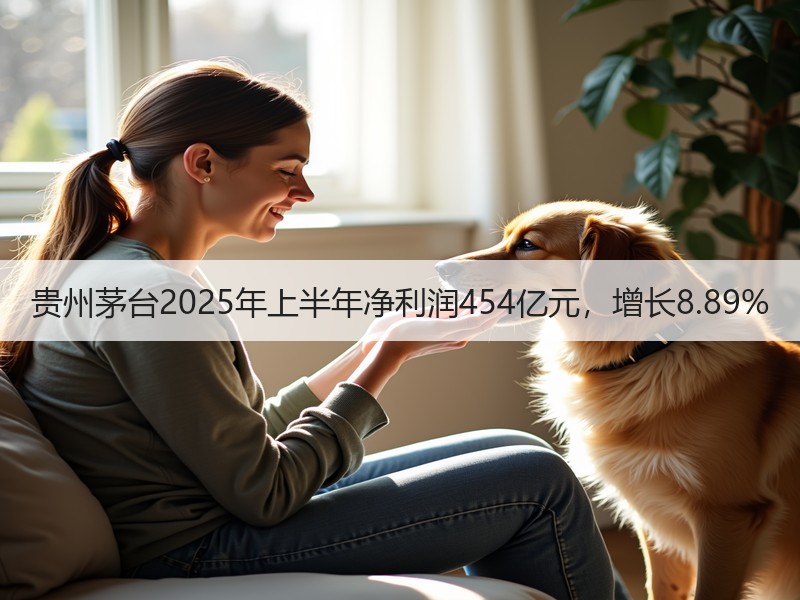 贵州茅台2025年上半年净利润454亿元