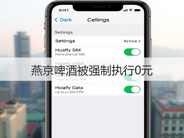 燕京啤酒被强制执行0元(图2)