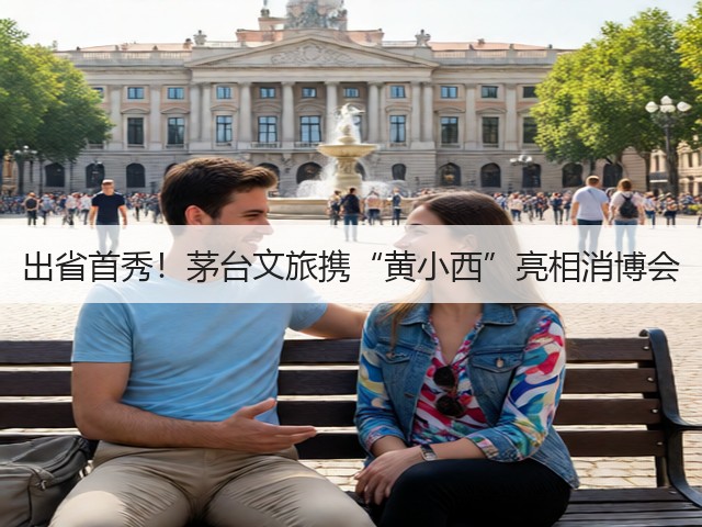 出省首秀！茅台文旅携“黄小西”亮相消博会(图2)