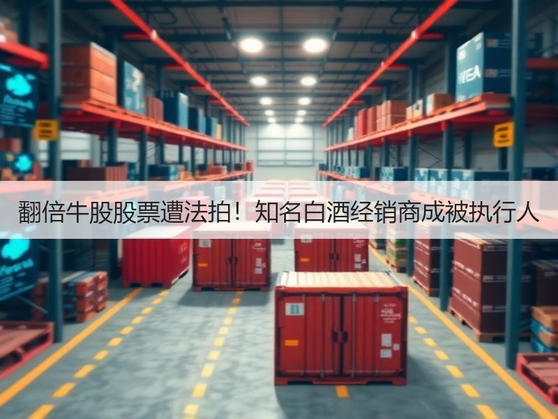 翻倍牛股股票遭法拍！知名白酒经销商成被执