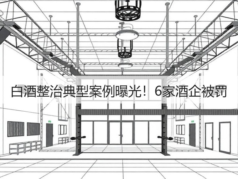 白酒整治典型案例曝光！6家酒企被罚