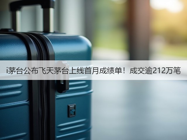 i茅台公布飞天茅台上线首月成绩单！成交逾212万笔(图5)