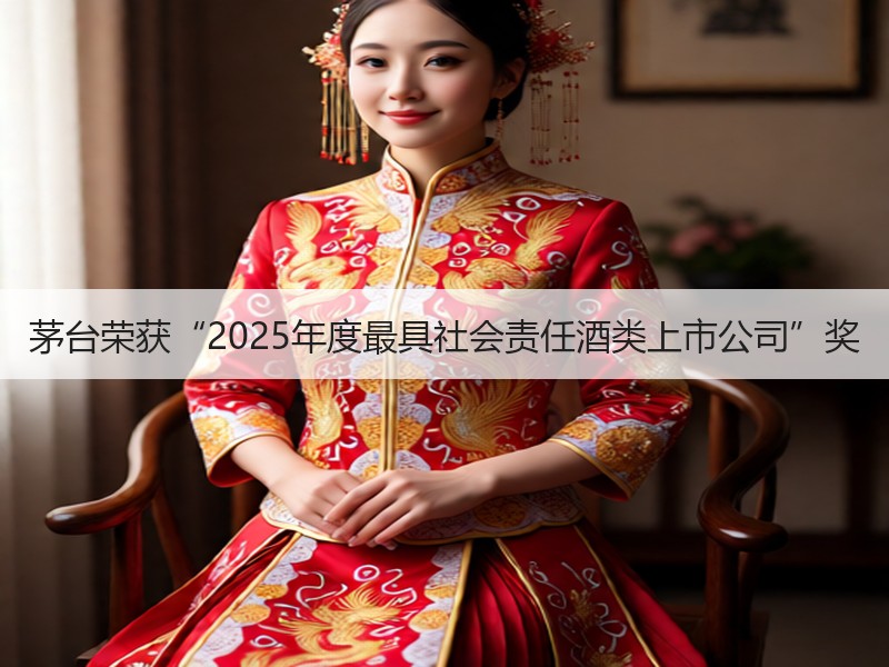 茅台荣获“2025年度最具社会责任酒类上