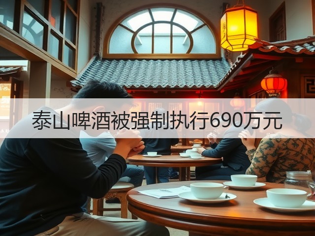 泰山啤酒被强制执行690万元(图5)