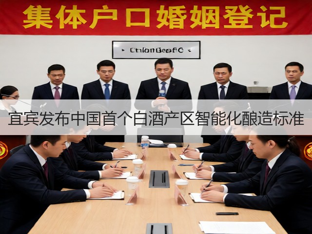 宜宾发布中国首个白酒产区智能化酿造标准(图1)