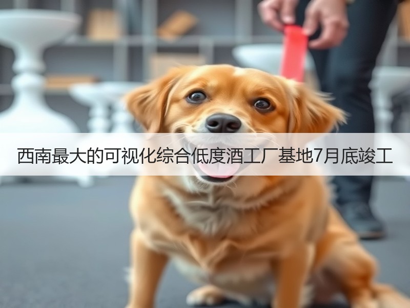 西南最大的可视化综合低度酒工厂基地7月底