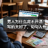 男人为什么离不开酒?写的太好了,句句入骨!(图2) 男人为什么离不开酒?写的太好了,句句入骨!(图2)