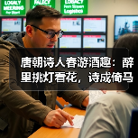 唐朝诗人春游酒趣:醉里挑灯看花,诗成倚马千言?(图4) 唐朝诗人春游酒趣:醉里挑灯看花,诗成倚马千言?(图4)