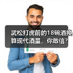 武松打虎前的18碗酒换算现代酒量,你敢信?(图3) 武松打虎前的18碗酒换算现代酒量,你敢信?(图3)
