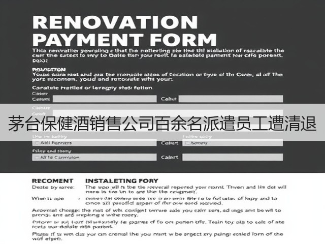 茅台保健酒销售公司百余名派遣员工遭清退(图2) 茅台保健酒销售公司百余名派遣员工遭清退(图2)