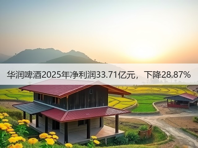 华润啤酒2025年净利润33.71亿元，下降28.87%(图3)