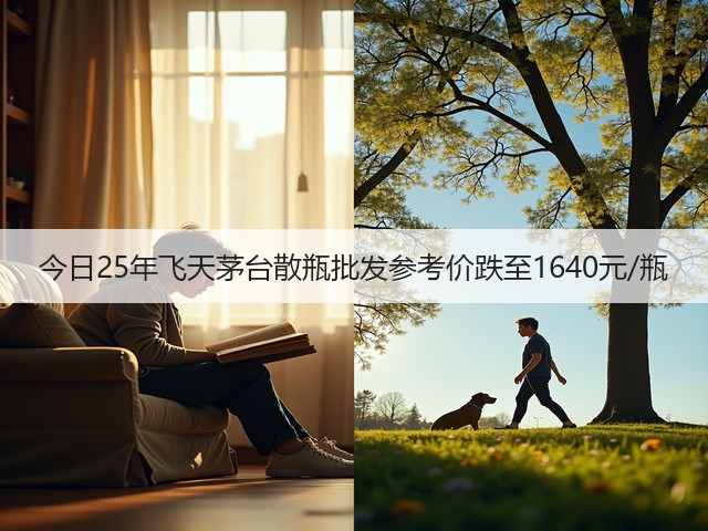 今日25年飞天茅台散瓶批发参考价跌至1640元/瓶(图4)
