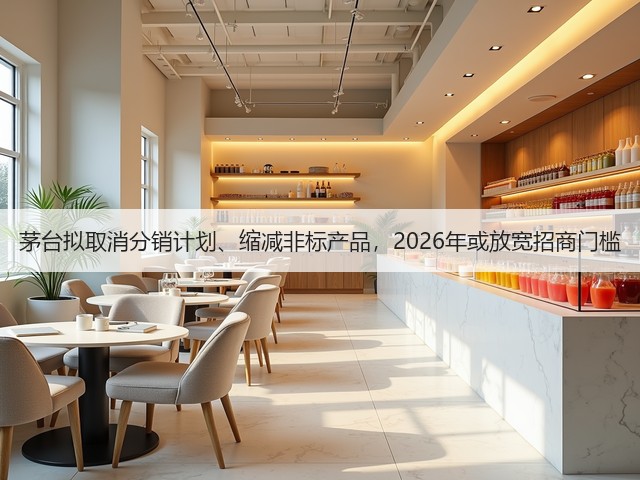 茅台拟取消分销计划、缩减非标产品,2026年或放宽招商门槛(图4) 茅台拟取消分销计划、缩减非标产品,2026年或放宽招商门槛(图4)