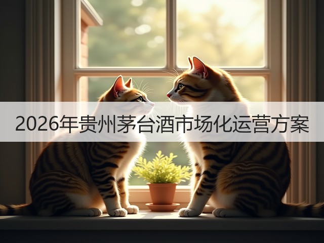 2026年贵州茅台酒市场化运营方案(图3) 2026年贵州茅台酒市场化运营方案(图3)